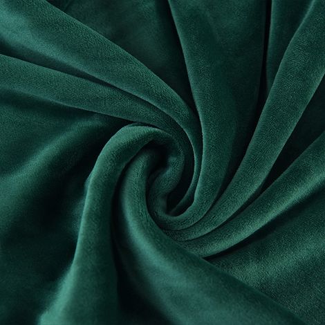Housse pour siège de chaise ROND - VELOURS VERT BOUTEILLE (1/5)