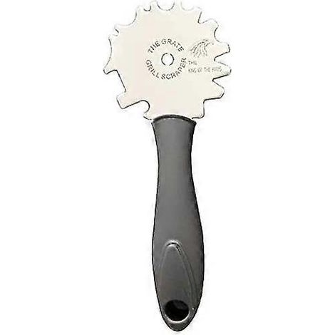 Brosse pour barbecue en acier inoxydable - Grattoir pour grille de barbecue - Nettoyeur de grille - Brosse sans poils, plus sûre qu'une brosse métallique - Compatible avec la plupart des barbecues (1/5)