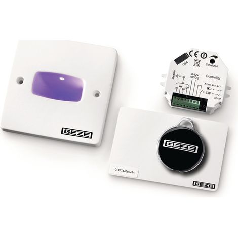 Système de contrôle d'accès SecuLogic GCER 100 argent Lecteur RFID IP66 en saillie / encastré (1/2)