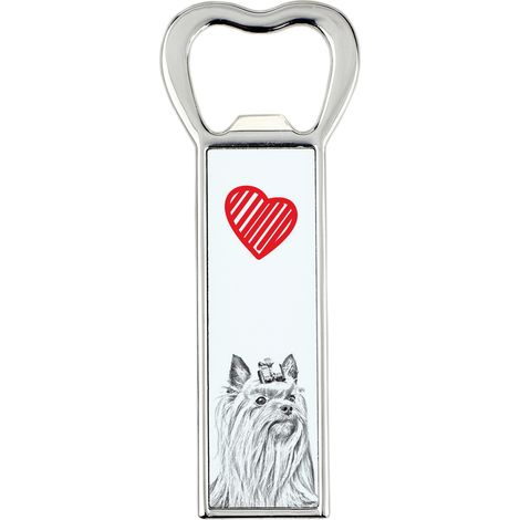 Yorkshire Terrier, York, York, Yorkie - apribottiglie con cane, apri frigo personalizzato, regalo unico per uomo di Art-Dog (1/5)