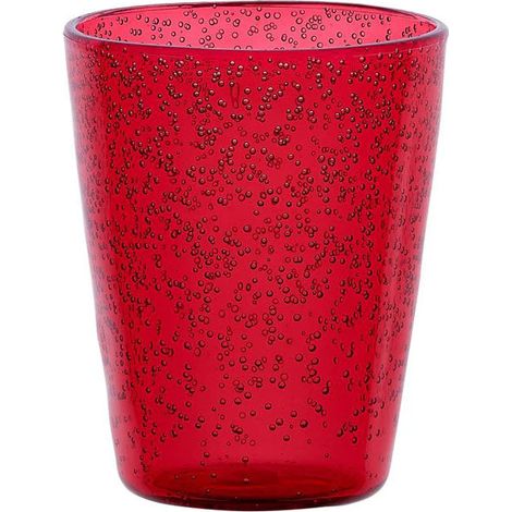 Zani Serafino Memento Synth Bicchiere da Acqua in Metacrilato Light Red