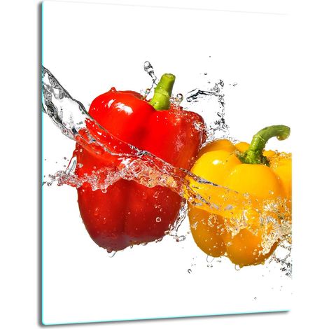 PIASTRA DI PROTEZIONE IN VETRO PER PIANO COTTURA A INDUZIONE 40x52 PEPPERONE (1/5)