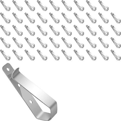 50 Ersatzclips aus Edelstahl für Garagentoröffner von Liftmaster, Sears und Chamberlain. (1/5)