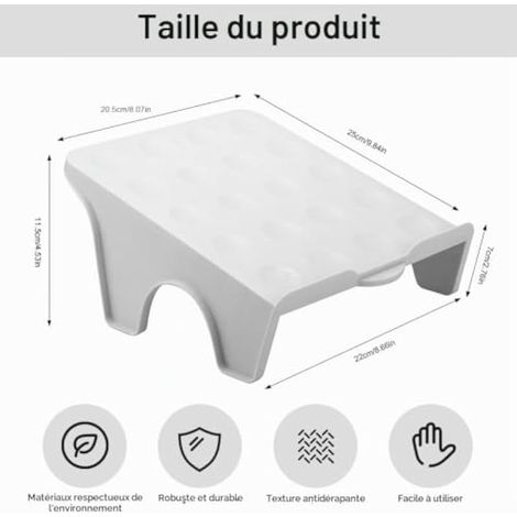 Lot de 4 Organisateurs à Chaussures Double étage en Polypropylène Antidérapant – Gain de Place pour Rangement Placard (1/4)