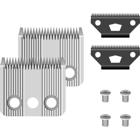 Star Blade,Lame de Rechange Compatible avec la Tondeuse Moser 1400,en Acier Inoxydable, 0,7-3 mm Paquet de 2 (1/5)