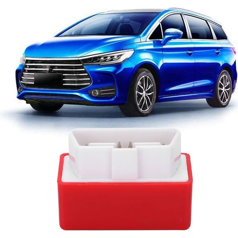 GARRYFIZH Boîtier de réglage de puce Nitro OBD2, prise ECU, pièces automobiles à économie d'énergie, adapté au diesel rouge (1/5)