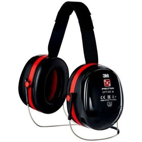 Peltor Cuffie Di Protezione Udito Rosso-Nero