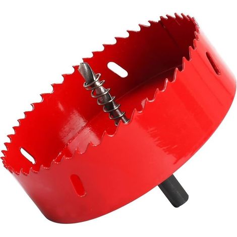 sci cloche 120mm M42 HSS Scie Cloche Metal Carrelage Bois Diamant Fer Aluminium Bois Cloison Sèche Tuyau Plastique (1/5)
