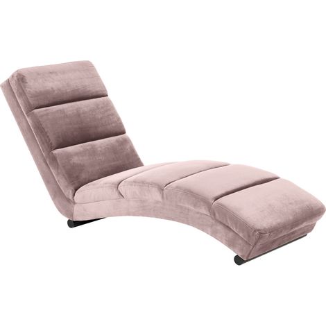 Diván Norsica 257, Rosa Dusty, 82x60x170cm, Tapiz, Patas: Metal