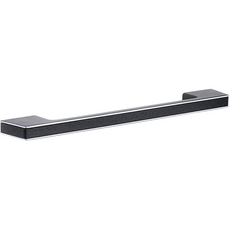 Poignée ENUCA 224 mm anthracite et chrome poli