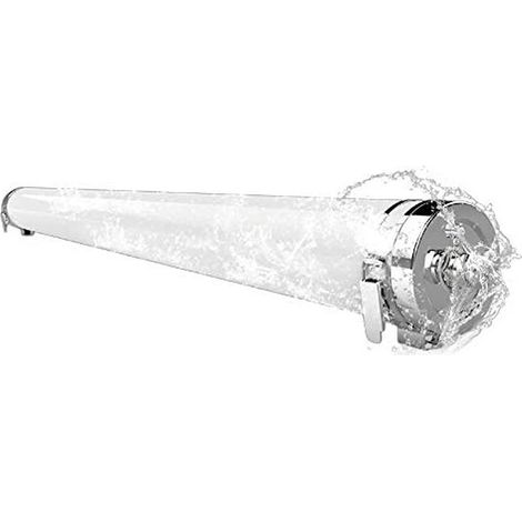 Réglette LED étanche 120cm 5400lm 4000K - Voltman