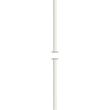 AFBAT Tringle manivelle acier laqué, H.900 x L.12 x P.12 mm