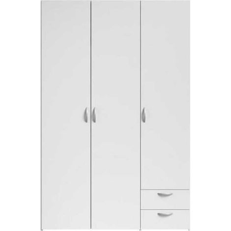 Parisot VARIA Kleiderschrank weiß 120x185x51 cm (1/3)