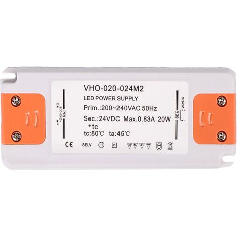 Trasformatore di alimentazione per LED - 20W, 12V DC, 1.67A - Tensione costante per strisce LED e lampadine LED G4, MR11, MR16 (1/3)