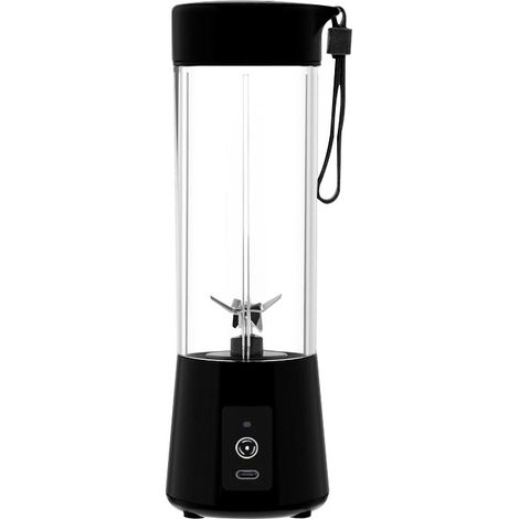(Noir) Extracteur de jus multifonctionnel, mini extracteur de jus électrique sans fil, petit format (1/3)