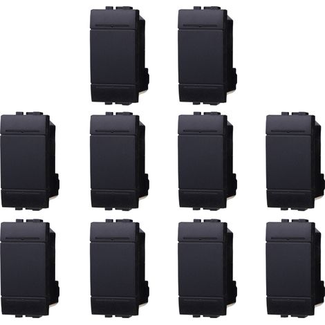 gloca 10er-Set Umsteller 1P 16A 250V Kompatibel mit Living-Serie (1/4)