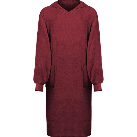 vidaXL Sweat à capuche couverture KINN Rouge XL Coton (1/4)