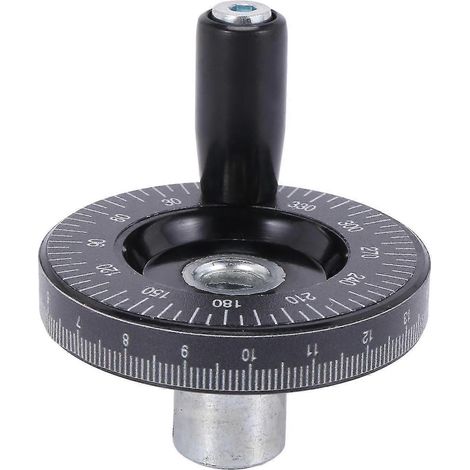 Roue graduée de 63 mm en bakélite, pièces mécaniques, poignée de machine calibrée. (1/4)