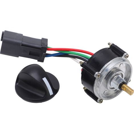 Poignée de Manette Moteur 106-0107 Bouton Rotatif de Remplacement pour Pelle Caterpillar à Fiche Carrée (1/5)