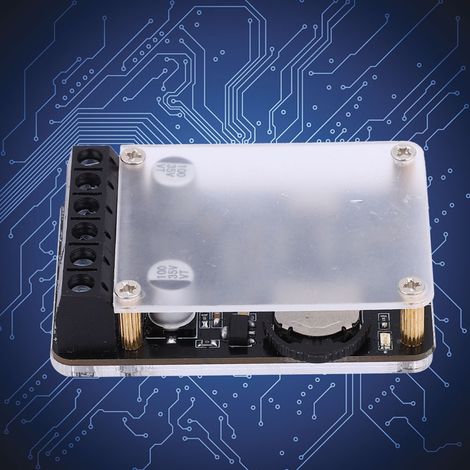 Carte d'amplificateur de puissance stéréo Bluetooth, module d'amplificateur numérique haute puissance XY P15W (avec boîtier) (1/5)