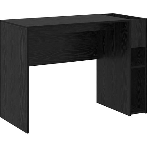 Maison Exclusive - Schreibtisch Schwarz Eichen-Optik 109 x 50 x 7