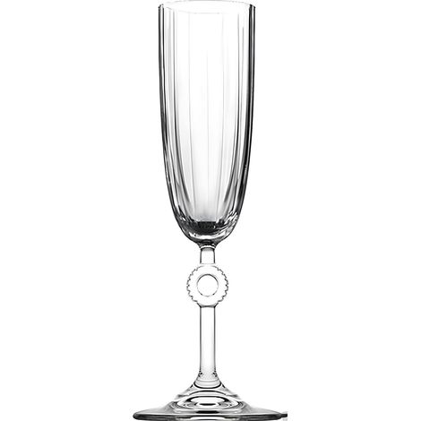 Juego de copas de champán copas de champán Set Transparente (1/4)