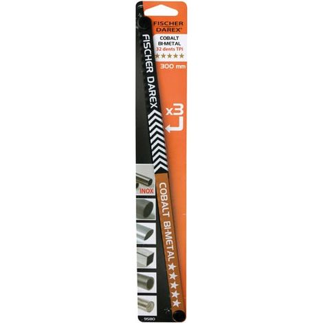 LAMES METAUX COBALT BIMETALX3300MM S FISCHER DAREX - 9580 (1/3)