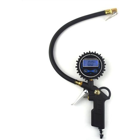 Digital Tire Pressure Gauge with LCD Screen, Tire Pressure Tester, Tire Inflator, High Precision 255 PSI Air Pressure Tester for Car, Motorcycle, Truck (1/5)