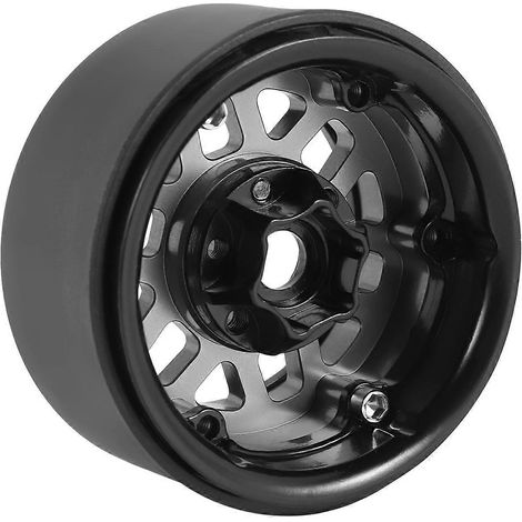 4 jantes Beadlock en métal 1.9" à 12 trous pour crawler RC 1/10 Axial SCX10 90046 AXI03007 Traxxa (1/5)