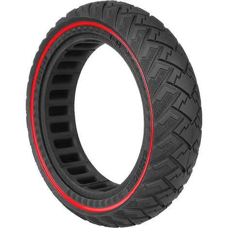 Pneu plein tout-terrain rouge à motif aileron quatre couleurs Ulip60/65-6.9 (1/5)