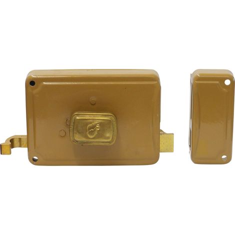 F.lli Facchinetti SERRATURA LEGNO APPL. 3M+S Art.P32 CIL/FISSO C/POMOLO E.60DX