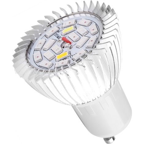 18-W-Vollspektrum-LED-Pflanzenlampe (85–265 V), 18 GU10-LEDs, Pflanzenwachstumslampe für Hydrokulturpflanzen, Blütebeleuchtung (1/5)