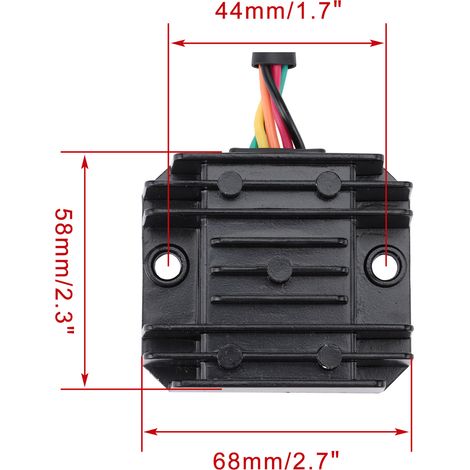The GSXR600 voltage regulator rectifier is suitable for 2000-2005 models. (GSXR 600 750) (1/4)