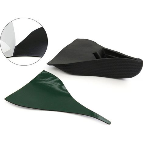 Car modification parts: Ducktail roof spoiler, small decorative rear spoiler, eagle claw spoiler, shark fin spoiler, adhesive, 7 pieces per pack. (1/4)
