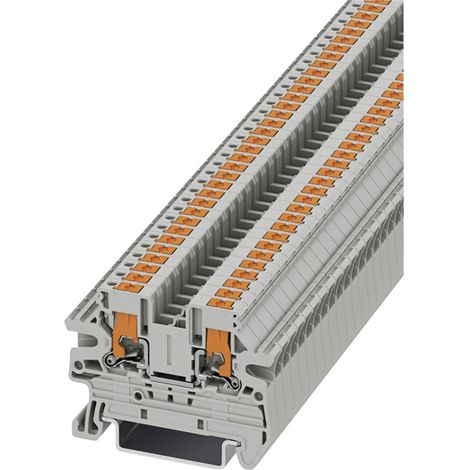 Phoenix Contact – Borne de passage 5.2 mm 1078960 – Push-In gris – Courant 24 A – Tension 800 V – Lot de 50 pièces