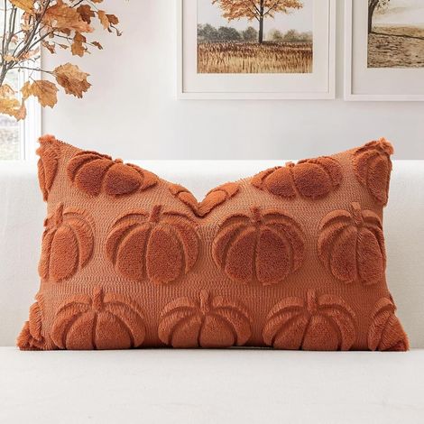 Housse de Coussin Citrouille - 30x 50 cm - Motif Automne - Moderne - Décoration d'intérieur - Décoration d'intérieur - Citrouille - Coussin d'automne pour Halloween (30X50CM)
Marque : Lonnalee (1/5)