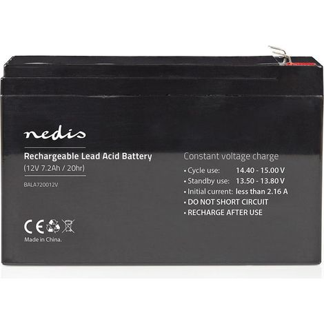 Bateria recargable de plomo acido plomo acido recargable 12v 7200mah