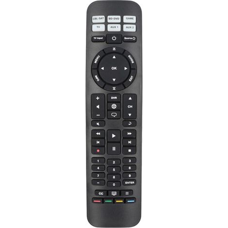 Control remoto universal para barra de sonido de TV con códigos preprogramados. (1/4)