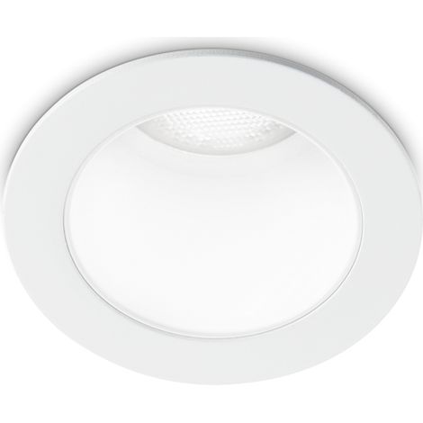 Faretto QUARK LED 3W Luce Calda 3000K Bianco Dimmerabile Ideal Lux