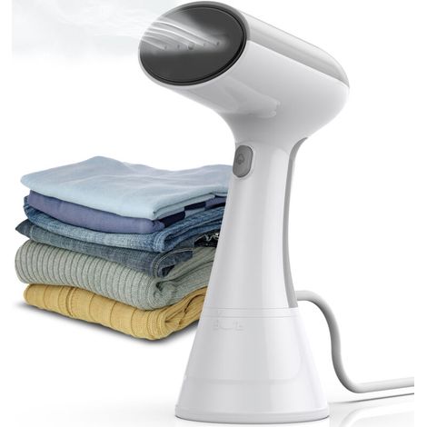 Défroisseur vapeur portable pour vêtements, vapeur haute température 150 ℃/302 ℉, 1000 W, chaleur rapide 20 s, élimine les plis pour la maison, le bureau et les voyages (1/5)