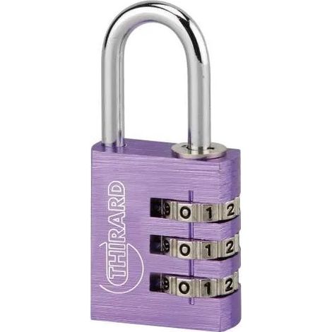 Alu-Vorhängeschloss mit Maximalcode 40mm, Zahlenschloss