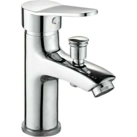 Mitigeur de douche, monotrou, eau chaude et froide, double usage, alliage (1/4)