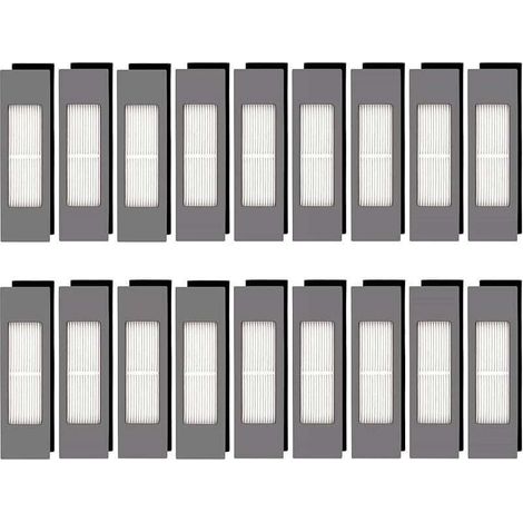 (18 Pièces) N10 Filtre HEPA Destiné à Robot Aspirateur Ecovacs , XU,DEEBOT OZMO N10 N10 Plus 920 950 T8 AIVI Max T9 T5 N5 N7 N8+ N8 Pro Plus - KZQ (1/4)