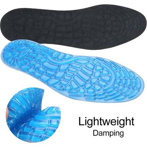 Semelles antichoc Sports GEL orthopédiques Coussinets de soutien de la voûte plantaire (taille M(40-45))-XIS (1/4)