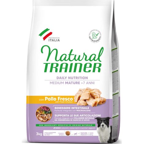 Crocchette Cane Maturity Medium 3 Kg Natural Trainer (1/2)