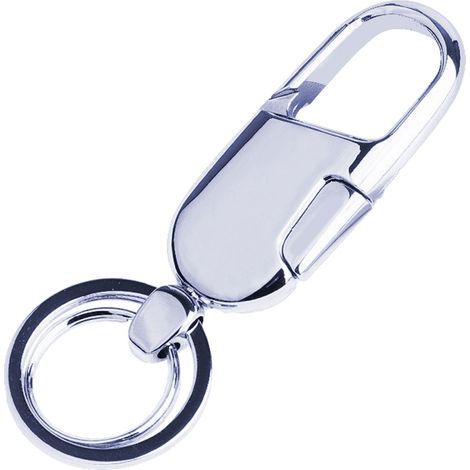 Porte-clés en acier inoxydable pour clés de voiture - Accessoires porte-clés robustes (1/5)