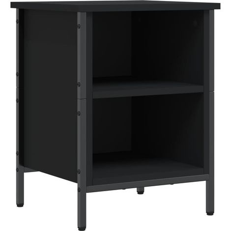 Armoire à chaussures range chaussures rangement meuble entrée couloir salon 38 x 35 x 50 cm bois d'ingénierie noir (1/5)