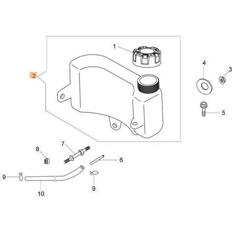 KOMPLETTER TANK ORIGINAL EMAK L66150253