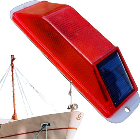 LED Voyant D'avertissement Stroboscopique Solaire Feux De Circulation Clignotants Étanches Panneaux De Sécurité Pour Chantier Chargement Automatique Autonomie De 40 Heures (1/5)