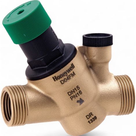 Riduttore di pressione modello Pn 16 con filtro integrato per acqua e filettatura interna ed esterna - PN 16 Interno 1/2 Esterno 3/4"